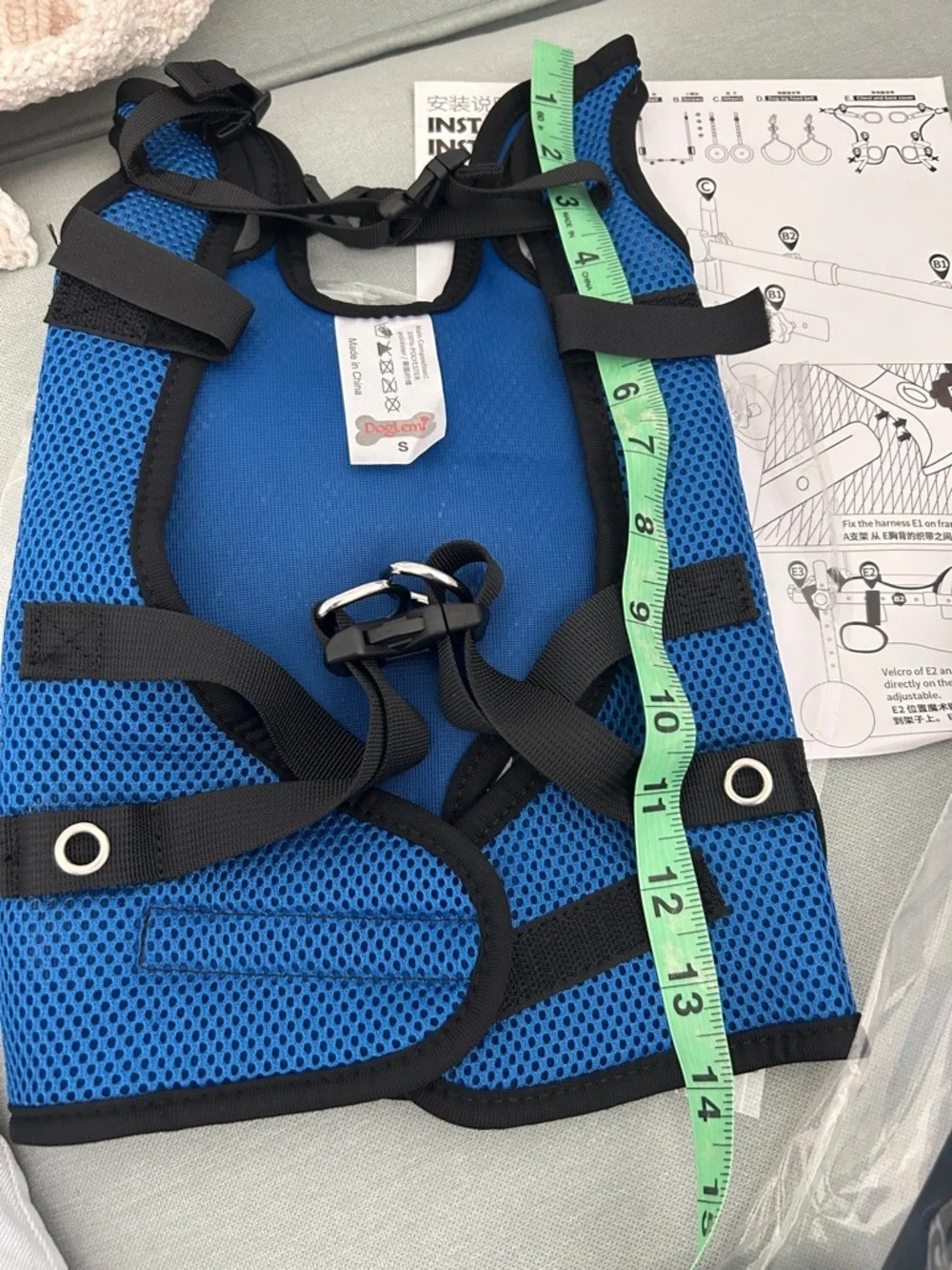 Adjustable Dog Wheelchair Mobility Assistance Harness